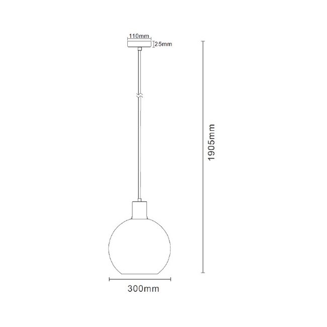 Artdelight  Hanglamp Rosario 30 - Goud