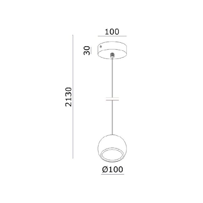 Artdelight Hanglamp Denver - Aluminium