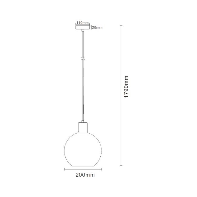 Artdelight  Hanglamp Rosario 20 - Goud - Verpakkingschade
