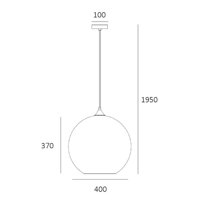 Artdelight Hanglamp Marino 40cm - Smoke Grijs