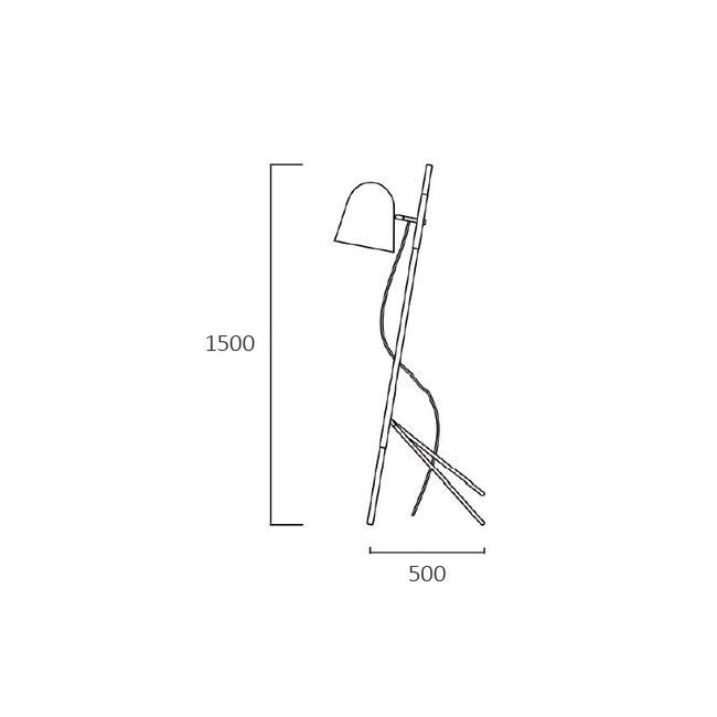 Artdelight Vloerlamp Sensa - Wit