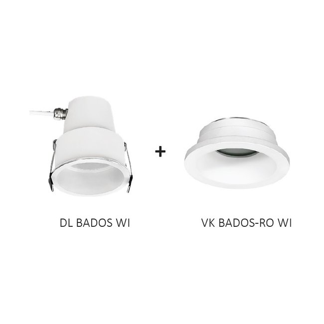 Artdelight Inbouwspot Bados Rond - Wit