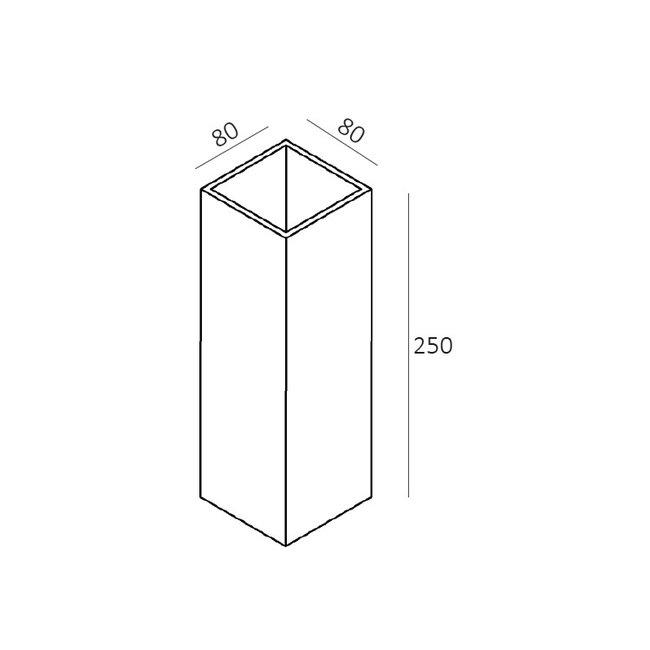 Artdelight Wandlamp Vegas 250 - Aluminium