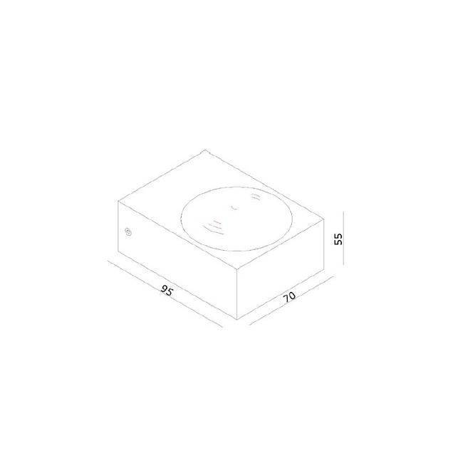 Artdelight Wandlamp Jena - Wit