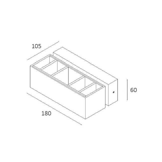 Artdelight Wandlamp Bfeld II - Wit