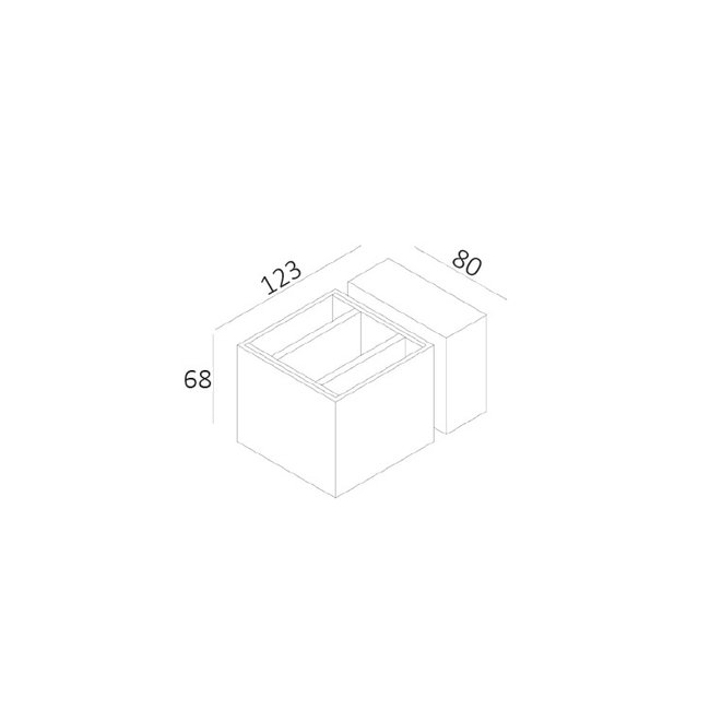 Artdelight Wandlamp Bfeld I -Wit