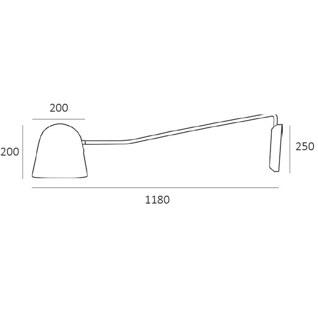 Artdelight Wandlamp Sensa - Zwart