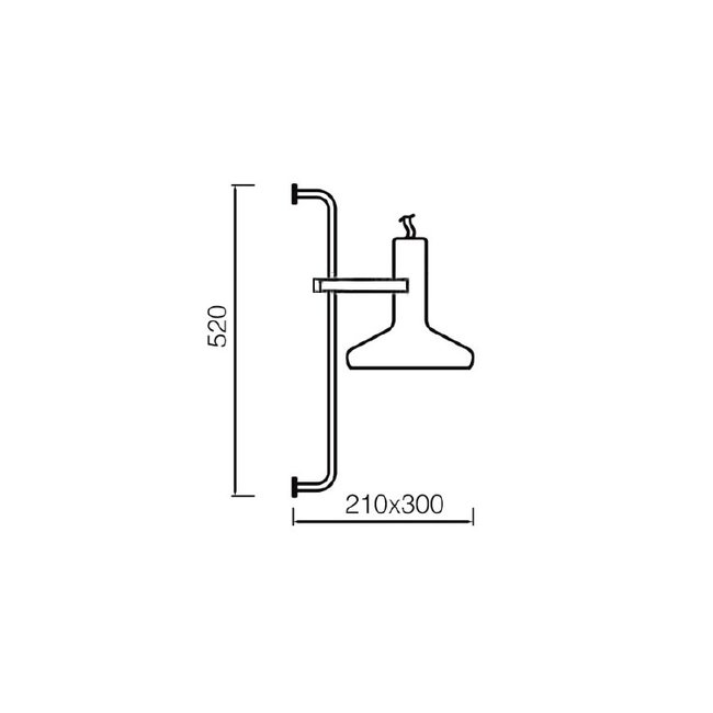 Artdelight Wandlamp Vectro - Wit