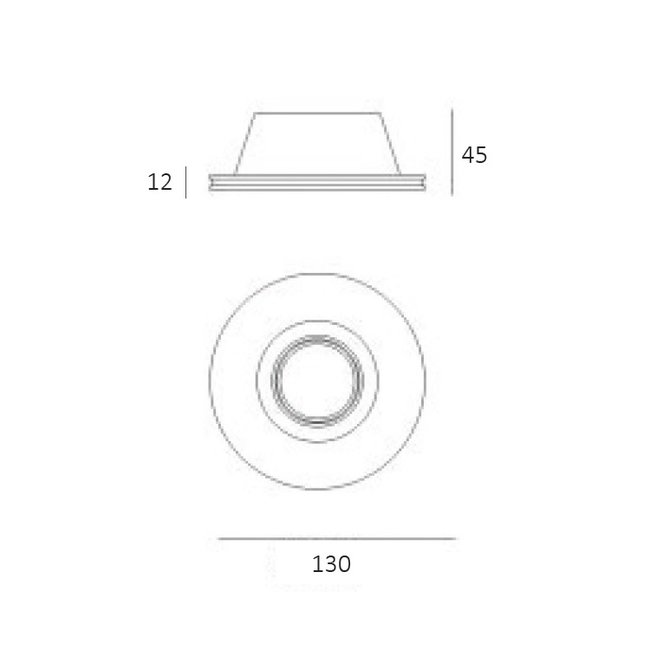Artdelight Inbouwspot Vieira - Wit