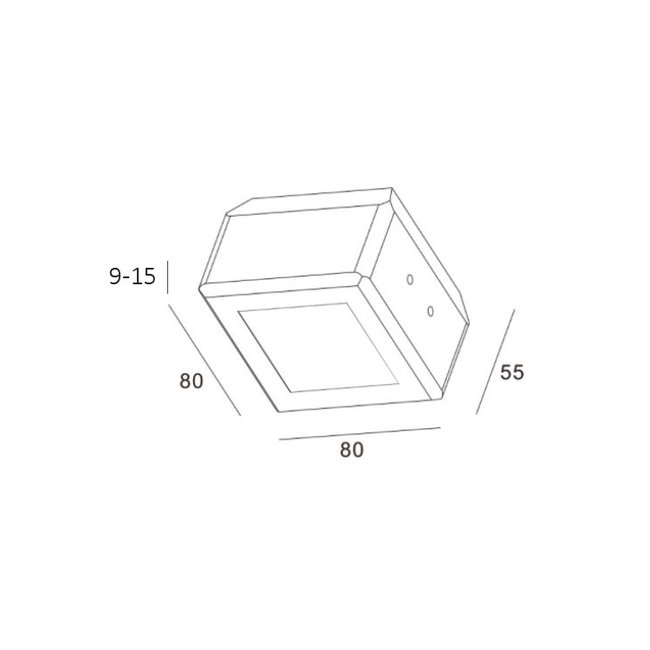 Artdelight Inbouwspot Touré - Wit