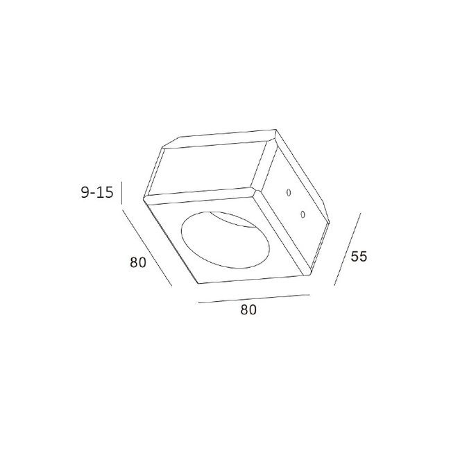 Artdelight Inbouwspot Henry - Wit