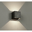 Lighting Collection Wandlamp Mayfair- Zwart