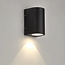 Lighting Collection Wandlamp Waldorf 1 - Zwart