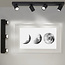 Lighting Collection Plafondlamp Moon 3L - Wit