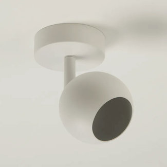 Lighting Collection Plafondlamp Apollo1L - Wit