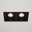 Lighting Collection Inbouwspot Grid 2L - Zwart