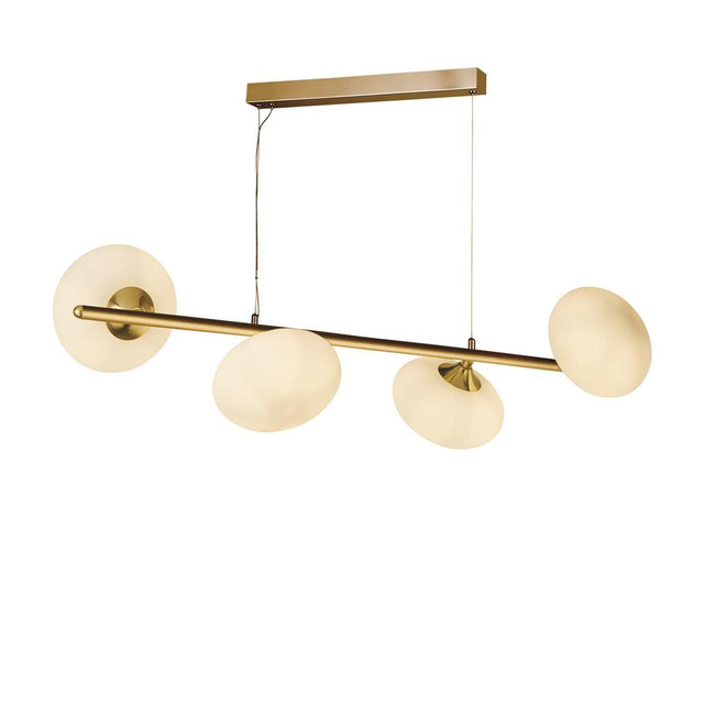 Searchlight Hanglamp Pebble 4L - Goud/Opaal