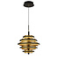 Searchlight Hanglamp Hive - Zwart/Goud