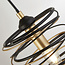 Searchlight Hanglamp Swirl 4L - Zwart/Goud