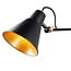 Searchlight Wandlamp Swing Arm XL - Zwart/Goud