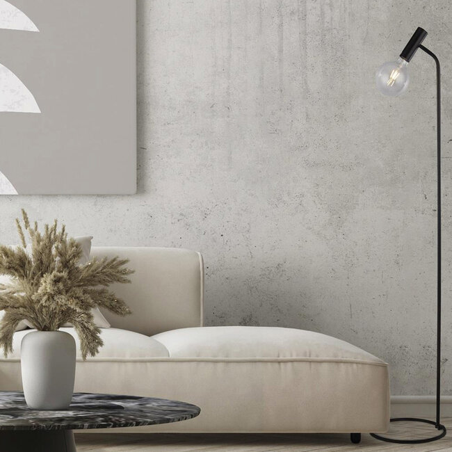 Searchlight Vloerlamp Dulwich Zwart