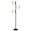 Searchlight Vloerlamp Orbital Zwart/Goud