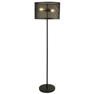 Searchlight Vloerlamp Fishnet - Zwart