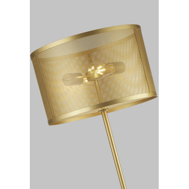 Searchlight Vloerlamp Fishnet - Goud