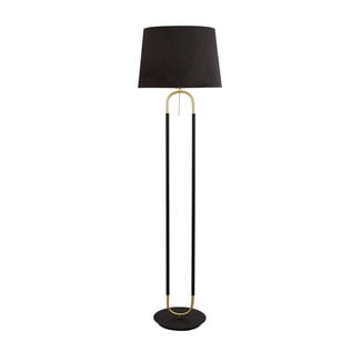 Searchlight Vloerlamp Jazz - Zwart/Goud