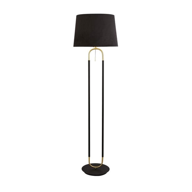 Searchlight Vloerlamp Jazz - Zwart/Goud