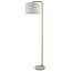 Searchlight Vloerlamp Gallow - Goud/Wit