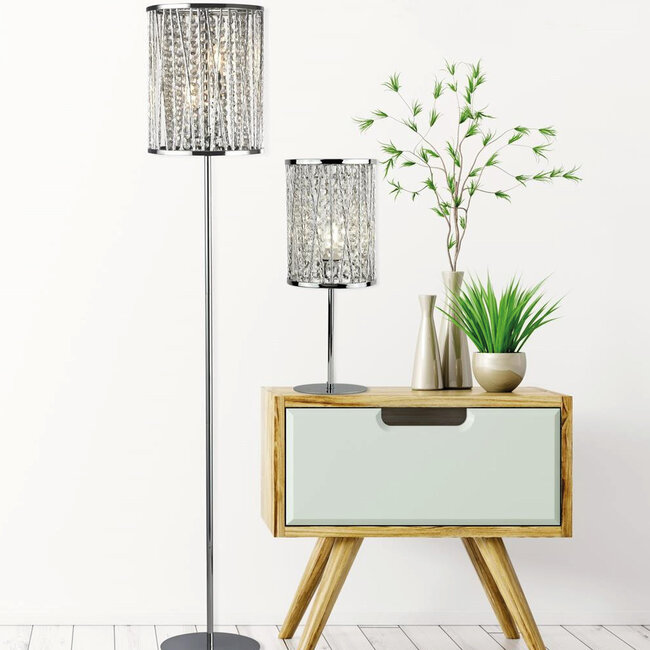 Searchlight Vloerlamp Elise - Chroom