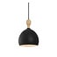 Halo Design Hanglamp Dueodde 18cm - Zwart/Hout