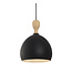 Halo Design Hanglamp Dueodde 24cm - Zwart/Hout