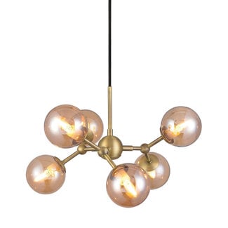 Halo Design Hanglamp Atom 45cm - Amber/Brons