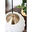 Halo Design Hanglamp Twist Ball 25cm - Opaal/Messing