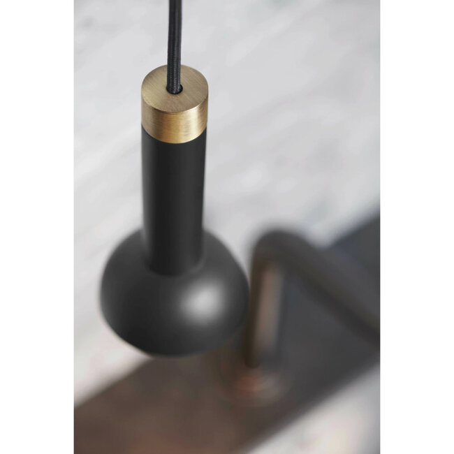 Halo Design Hanglamp Torch - Zwart/Messing
