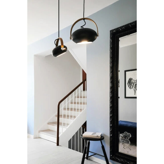 Halo Design Hanglamp DC 18cm - Zwart/Hout