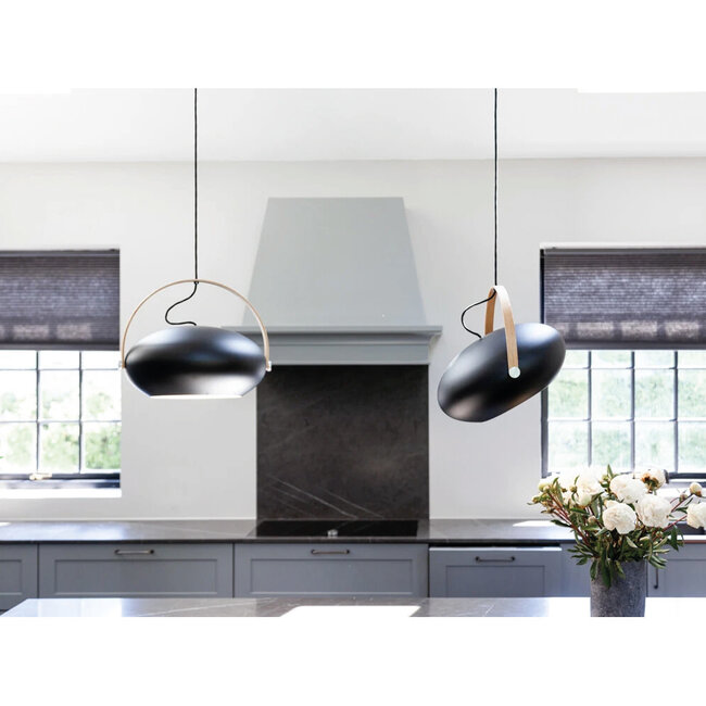 Halo Design Hanglamp DC 40cm - Zwart/Hout