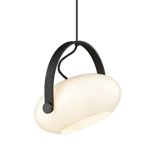 Halo Design Hanglamp DC 26cm - Opaal/Zwart