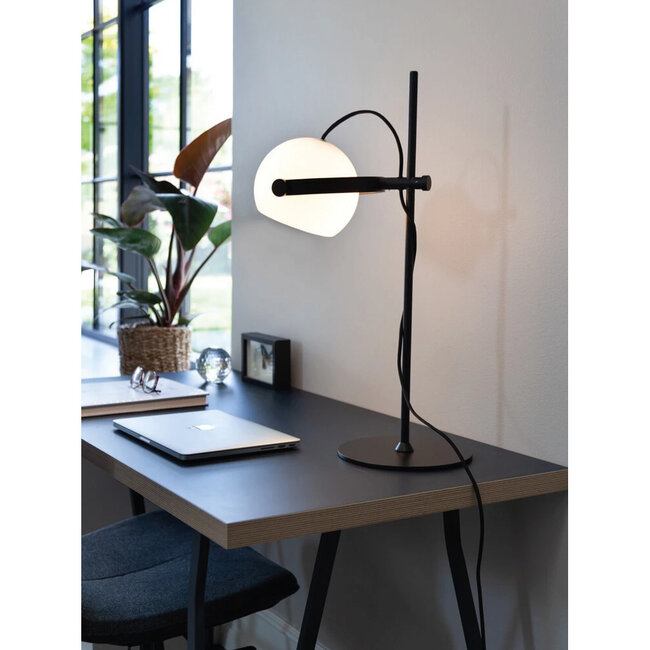 Halo Design Tafellamp DC - Opaal/Zwart