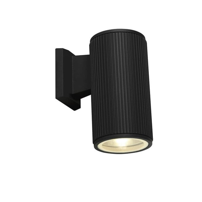 Searchlight Wandlamp Hamburg 1L - Zwart