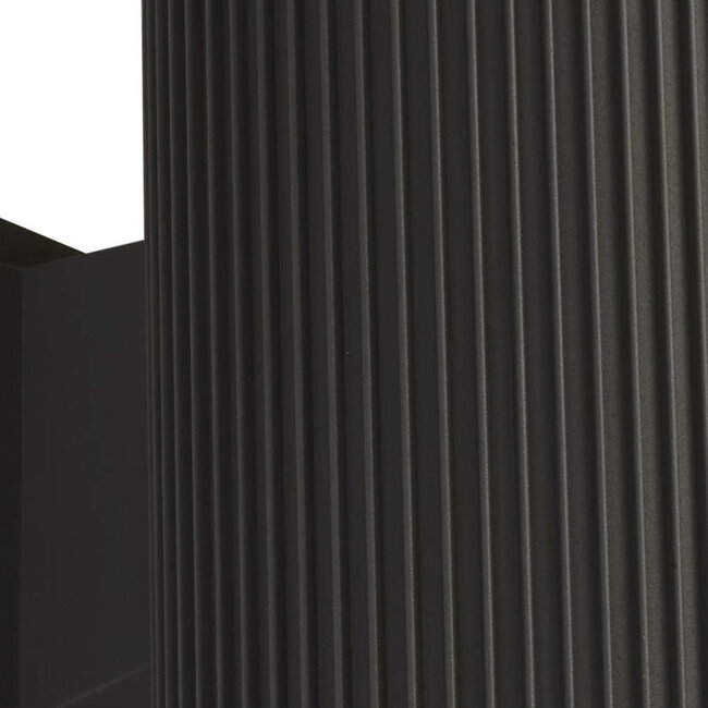 Searchlight Wandlamp Hamburg 2L - Zwart