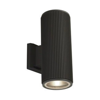 Searchlight Wandlamp Hamburg 2L - Zwart