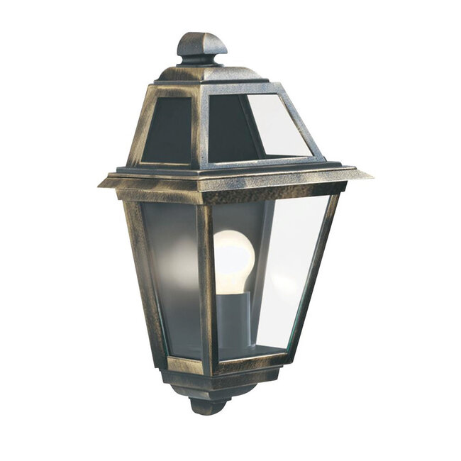 Searchlight Wandlamp New Orleans 1523 - Zwart/Brons