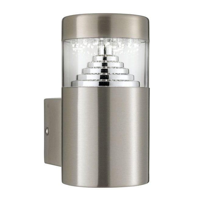 Searchlight Wandlamp Brooklyn LED - Zilver