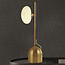 Searchlight Tafellamp Pebble - Goud/Opaal