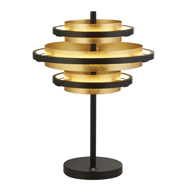 Searchlight Tafellamp Hive - Zwart/Goud