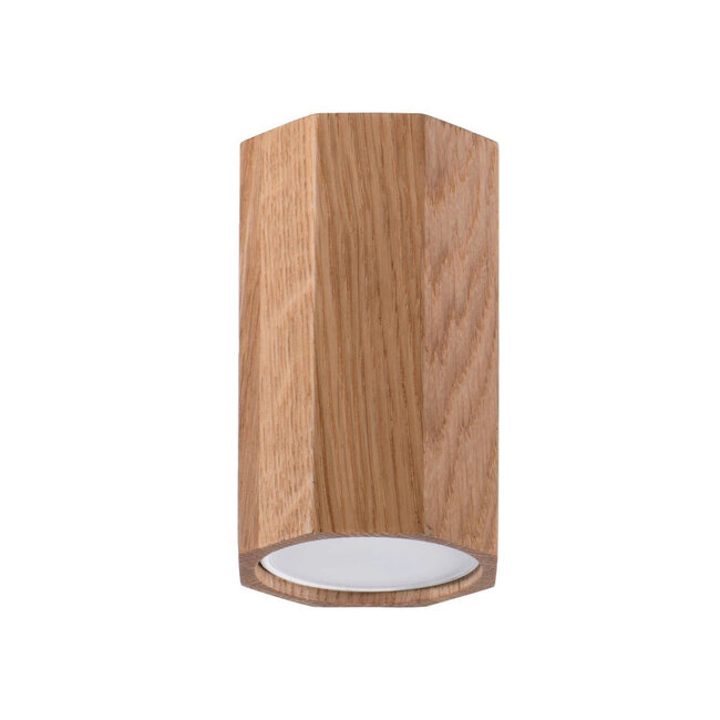 Sollux Plafondlamp Zeke 10cm - Hout