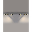 Sollux Plafondlamp Nero 6L - Zwart/Goud